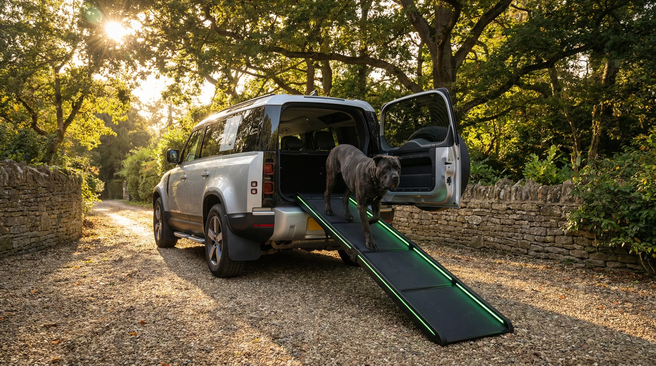 How to train a dog to use a ramp for safe car entry using calm, confidence-building steps