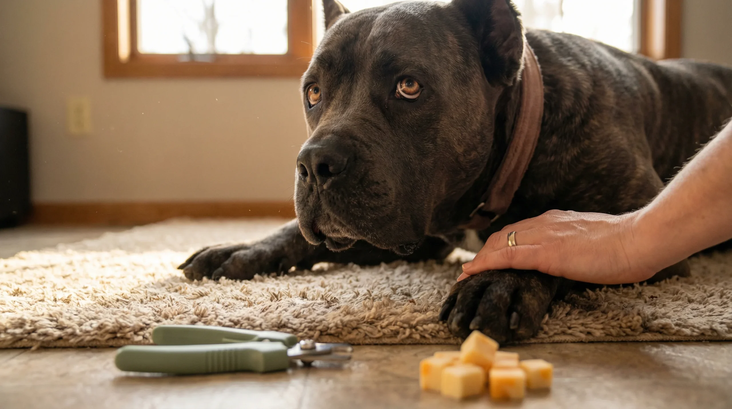 How to cut an uncooperative dog’s nails safely while keeping the dog calm