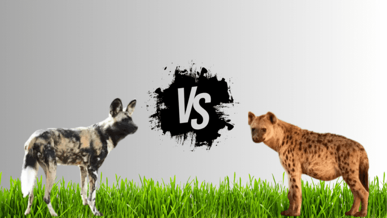 African Dogs vs Hyena