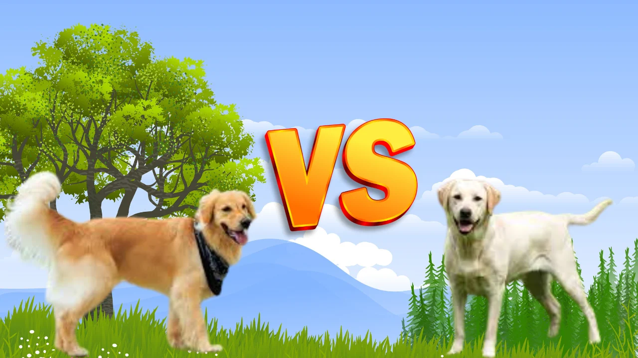 Golden Retriever Dog vs Labrador