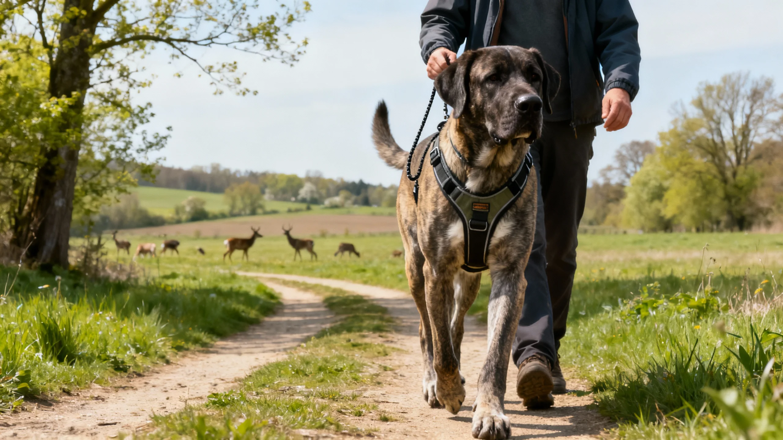 Keep dogs on leads near wildlife to prevent disturbance and protect animals in the countryside