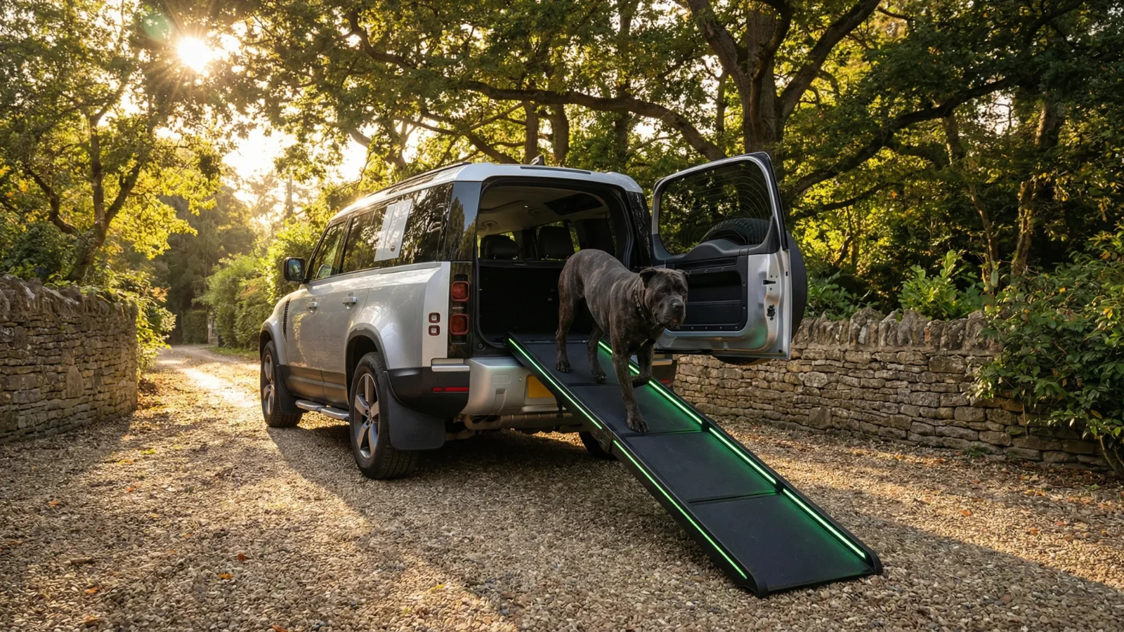 How to train a dog to use a ramp for safe car entry using calm, confidence-building steps